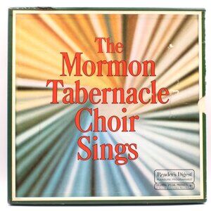 Vintage 1970s The Mormon Tabernacle Choir Sings Vinyl Records 1-5 Readers Digest